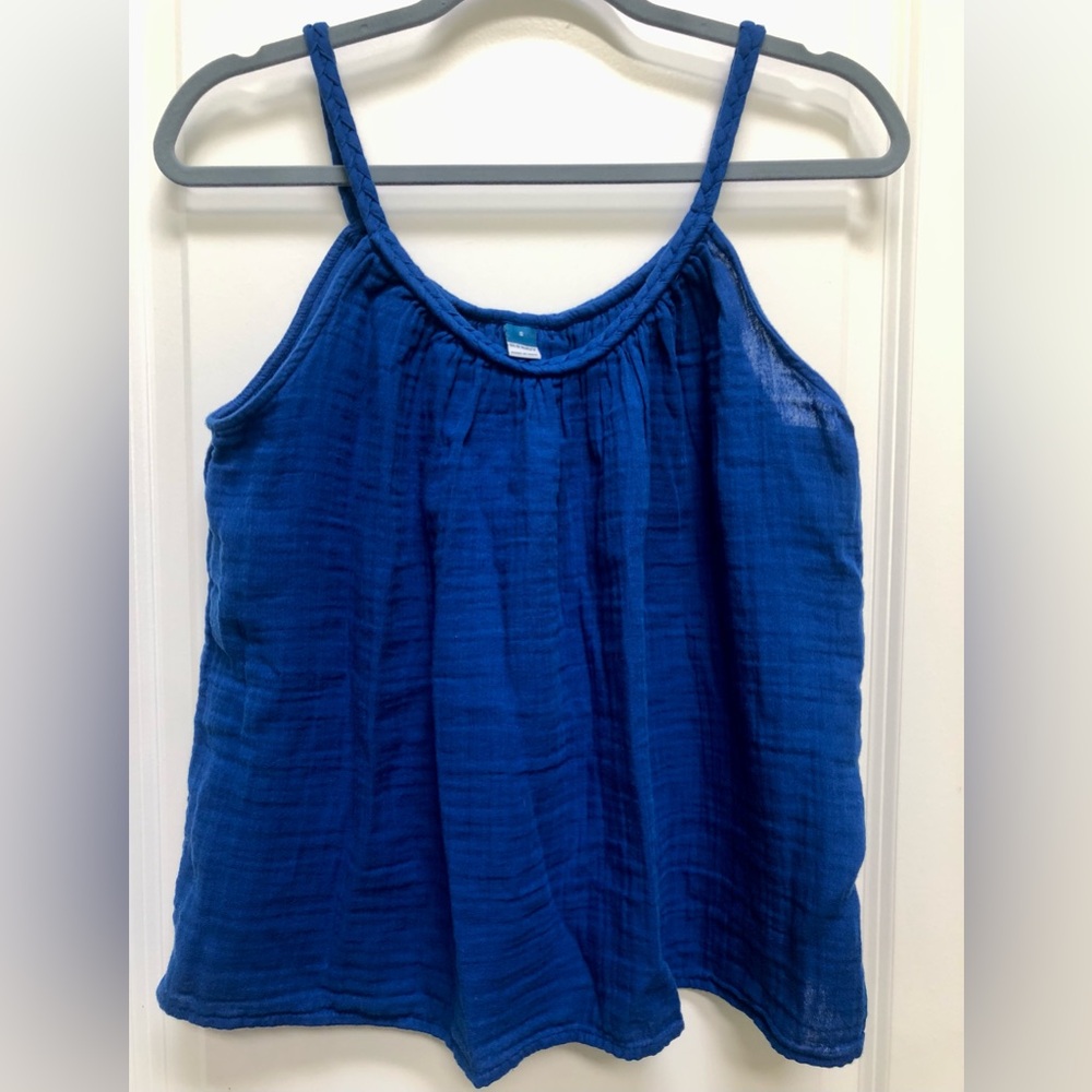 Old Navy Blue Gauze Blouse Size Small